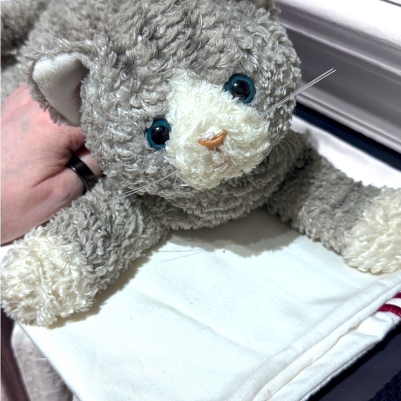 🐾 Vintage Rare 1990's GUND Bootsie the Cat (Gray and White Plush Toy) 🐾 - Picture 7 of 16